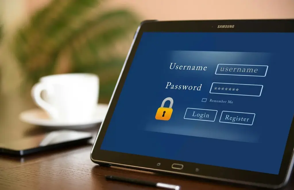 Web application login screen with social login buttons illustrating OAuth integration